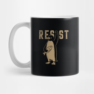 Resist-Penguin Mug